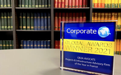 GB2A AVOCATS remporte le prix du Cabinet de Conseils de l’Année en Projets & Infrastructures.